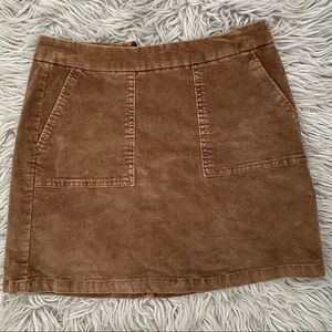 Corduroy Mini Skirt